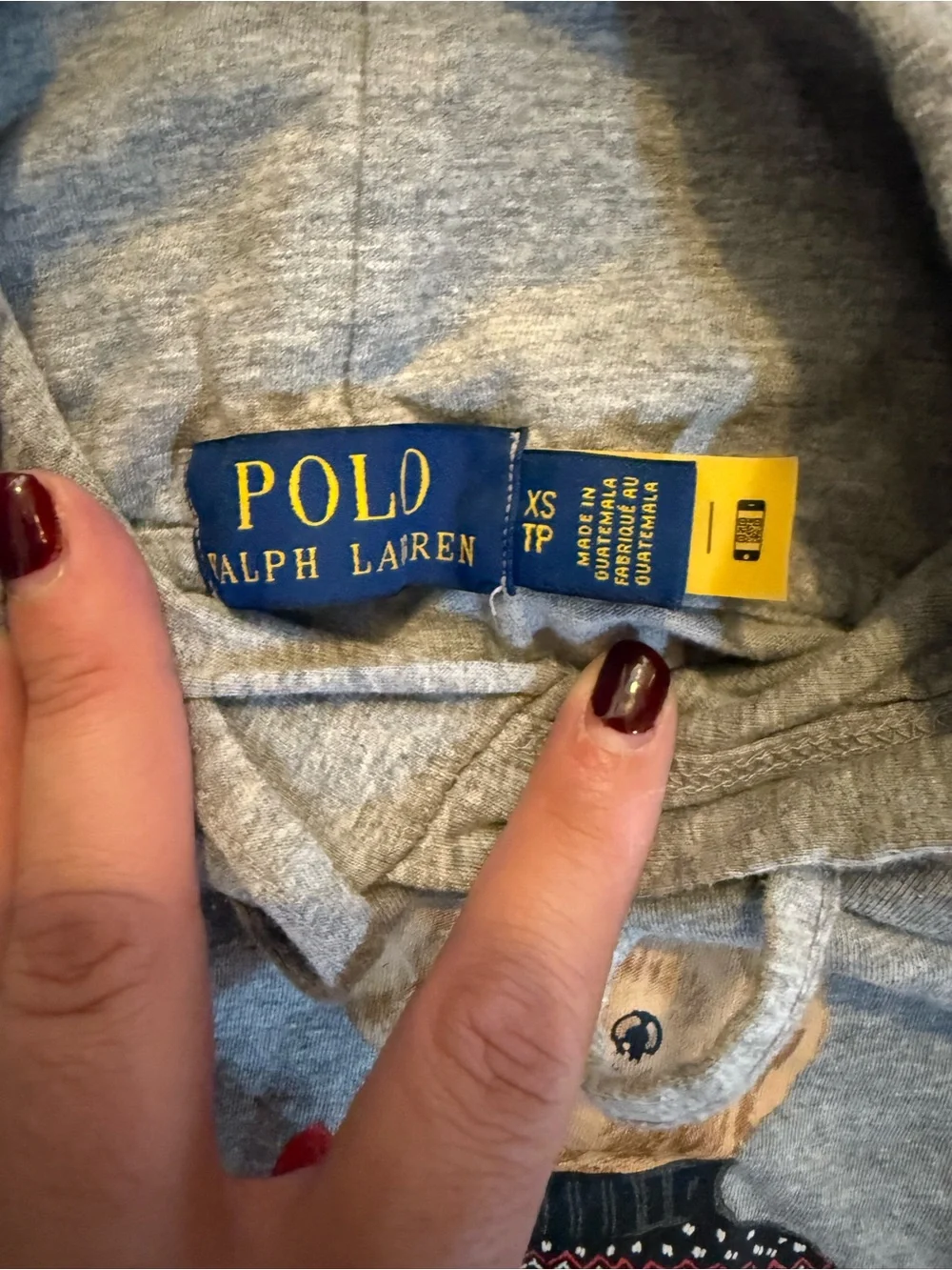 Polo Ralph Lauren Men's Cotton Polo Bear Jersey Hooded T-Shirt